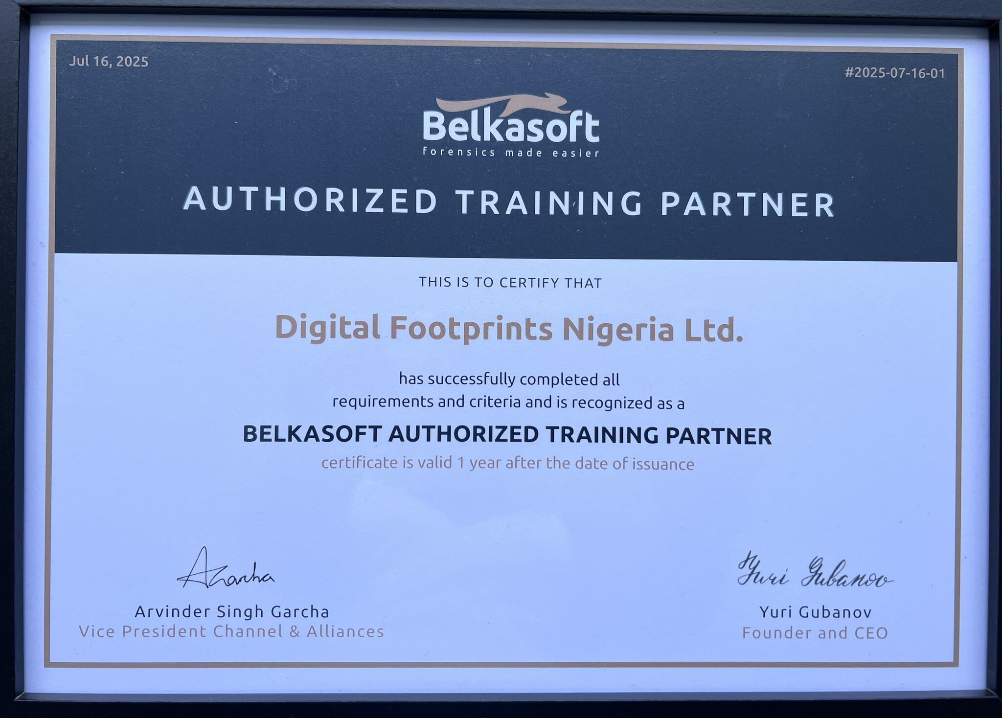 DIGITAL FOOTPRINTS BECOMES FIRST BELKASOFT AUTHORISED TRAINING PARTNER IN WEST AFRICA
